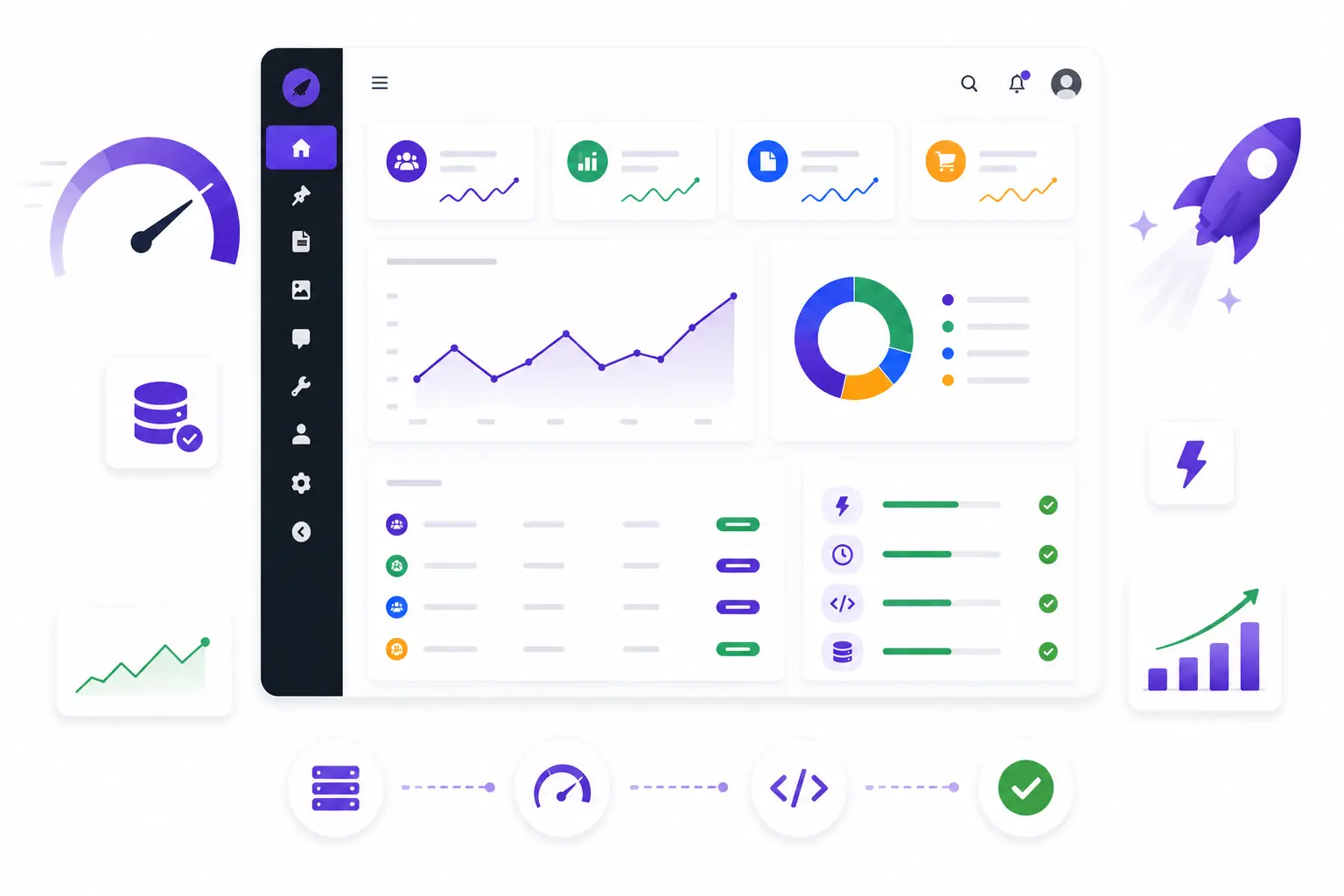 Fast and lightweight WordPress admin dashboard performance optimization